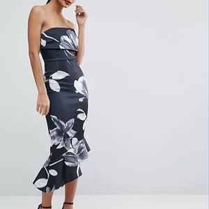 ASOS Black Asymmetrical Dress One Shoulder 2